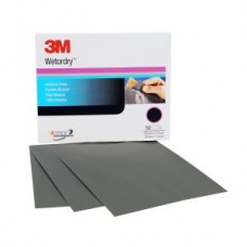3M™ Wetordry™ Abrasive Sheet, 213Q, 02043, P220, 9 in x 11 in (22.86 cm x 27.94), cost per pack, 50 sheets per pack