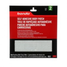 Bondo® Self Adhesive Body Patch,  932,  5.9 in x 5.8 in (69 sq in),  2 per pack