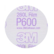 3M™ Hookit™ Finishing Film Disc,  260L,  00911,  P600,  3 in (7.6 cm)