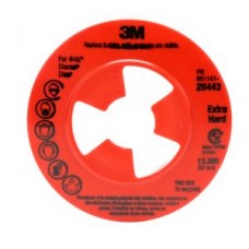3M™ Disc Pad Face Plate, 45194, white, 7 in (177.8 mm), soft, 10 per case, cost per each