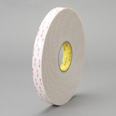 3M™ VHB™ Double Coated Acrylic Foam Tape,  4932,  white,  1 in x 72 yd,  25.0 mil