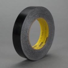 3M™ Squeak Reduction Tape,  9324,  black,  1.5 in x 36.0 yd x 6.5 mil (3.8 cm x 32.9 m x 0.2 mm)