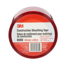 3M™ Construction Sheathing Tape,  8088,  60 mm x 66 m,  individually wrapped
