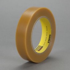 3M™ Electroplating/Anodizing Tape,  484,  tan,  0.3 in x 36.0 yd x 7.2 mil (0.6 cm x 32.9 m x 0.2 mm)