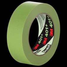 3M™ High Performance Green Masking Tape 401+,  36 mm x 55 m 6.7 mil,  16 per case Bulk,  cost per roll