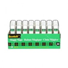 Scotch® Magic™ Tape with Dispenser,  810,  12.7 mm x 33 m (1/2 in x 36 yd)