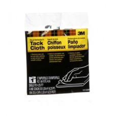 3M™ Wood Refinisher's Tack Cloth 10132NA, Single-ply 4.25 sq ft (0.39 sq m), 17 in x 36 in, 48/Case, cost per each
