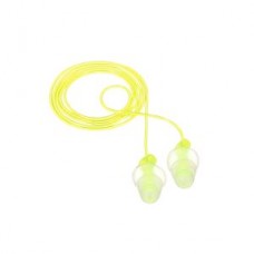 3M™ Tri-Flange Corded Earplugs, P3000, yellow, 100 pair per box, cost per box, 4 boxes per case *•Vinyl cord for easy short term storage around the neck *•Triple-flange provides proven protection without rolling or touching plug during insertion *•Livewir