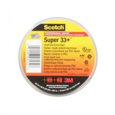 Scotch® Super 33+™ Vinyl Electrical Tape,  black. Currently not available, please contact us for alternative replacement.