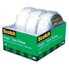 Scotch® Magic™ Tape,  810-D3,  0.75 in x 43.7 yd (19 mm x 40 m),  3 packs
