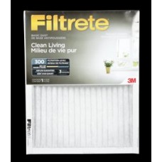 Filtrete™ Clean Living Basic Dust Filter,  MPR 300,  20 in x 25 in x 1 in