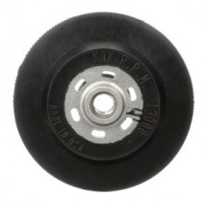 3M™ Fibre Disc Back-Up Pad With Retainer Nut, PP8005MSSH, black, 5 in x 5/8-11 in (127 mm), 10/Case, cost per each