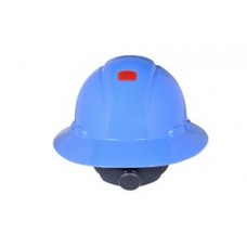 3M™ Full Brim Hard Hat,  H-803R-UV,  4-point ratchet suspension,  UVicator sensor,  blue