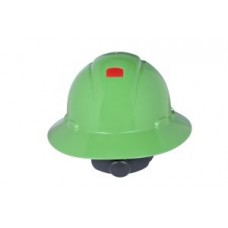 3M™ Full Brim Hard Hat,  H-804R-UV,  4-point ratchet suspension,  UVicator sensor,  green