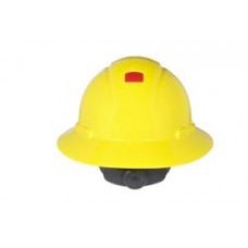 3M™ Full Brim Hard Hat,  H-802V-UV,  4-point ratchet suspension,  UVicator sensor,  vented,  yellow