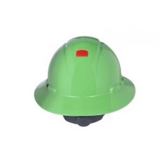 3M™ Full Brim Hard Hat,  H-804V-UV,  4-point ratchet suspension,  UVicator sensor,  vented,  green