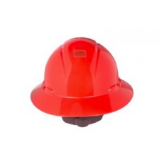 3M™ Full Brim Hard Hat,  H-805V-UV,  4-point ratchet suspension,  UVicator sensor,  vented,  red