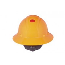 3M™ Full Brim Hard Hat,  H-806V-UV,  4-point ratchet suspension,  UVicator sensor,  vented,  orange