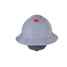 3M™ Full Brim Hard Hat,  H-808V-UV,  4-point ratchet suspension,  UVicator sensor,  vented,  grey