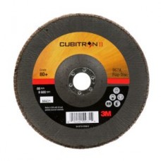 3M™ Cubitron™ II Flap Disc,  967A,  T29,  80+,  Y-weight,  7 in x 7/8 in