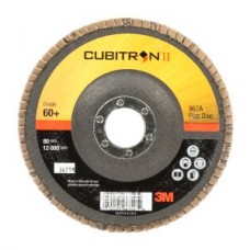 3M™ Cubitron™ II Flap Disc 967A,  T27 5 in x 7/8 in 60+ Y-weight,  10 per case,  cost per disc