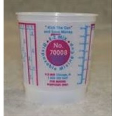 EZ  MIX CUPS-1/2 PINT,  70008,  100/CASE,  cost per case