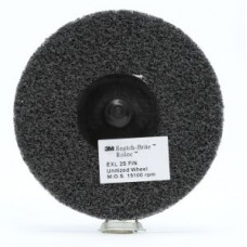 Scotch-Brite™ Roloc™ EXL Unitized Wheel TR,  3 in x NH 2S FIN,  10 per inner 40 per case