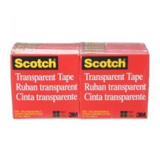 600 TRNSPRNT tape 1/2 IN X 2592 IN,  3 IN