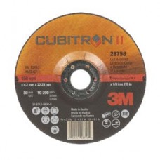 3M™ Cubitron™ II Cut and Grind  T27,  28758,  6 in x 1/8 in x 7/8 in,  10 per box,  20 per case