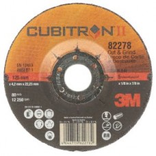 3M™ Cubitron™ II Cut and Grind  T27, 82278,  5 in x 1/8 in x 7/8 in,  10 per box,  20 per case