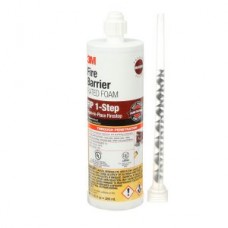 3M™ Fire Barrier Rated Foam, FIP 1-Step, 12.85 fl. oz. (380 mL) cartridge, 6 carts per case, cost per cartridge *Firestop tested up to two hours in accordance with ASTM E 814 (UL 1479) and CAN/ULC S115 *Paintable with primer *Can be installed in wall or f