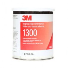 3M™ Neoprene High Performance Rubber And Gasket Adhesive 1300 Yellow,  1 Quart,  12 per case,  12 per box,  cost per can
