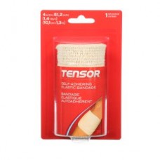 Tensor™ Self-Adhering Elastic Bandage,  tan,  4 in (10 cm)