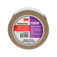 3M™ VENTURE TAPE ALUMINUM FOIL TAPE,  1520CW,  1.8 MIL,  NATURAL ALUMINUM,  1.88 IN X 50 YD. (48 MM X 45.7 M),  24 ROLLS PER CASE,  COST PER ROLL