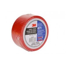 3M™ Vinyl Tape, 471, red, 0.3 in x 36.0 yd x 5.2 mil, 144 rolls per case, cost per roll
