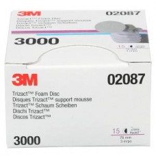 3M™ Trizact™ Hookit™ Foam Disc,  443SA,  02087,  3000,  3 in (7.62 cm)
