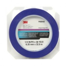 3M™ Vinyl Tape 471+ PN6405,  1/4 in x 36 yd,  12 per box, 144 rolls per case,  cost per roll