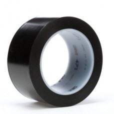3M™ Vinyl Tape,  471,  black,  48.0 in x 36.0 yd x 5.2 mil (121.9 cm x 32.9 m x 0.1 mm)