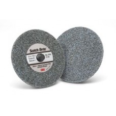 Scotch-Brite™ Roloc™ Deburr and Finish PRO TR Unitized Wheel,  3 in x 1/8 in x NH 6C MED+,  40 per case