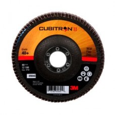 3M™ Cubitron™ II Flap Disc,  969F,  T29,  40+,  YF-weight,  5 in x 7/8 in