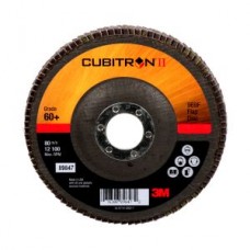 3M™ Cubitron™ II Flap Disc 969F,  T27,  5 in x 7/8 in,  60+,  10 per case