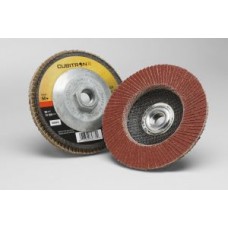 3M™ Cubitron™ II Flap Disc,  969F,  T27,  Quick Change,  60+,  YF-weight,  4-1/2 in x 5/8-11 in