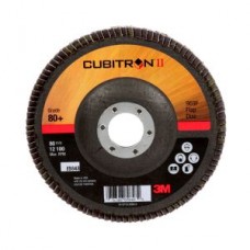3M™ Cubitron™ II Flap Disc,  969F,  T27,  80+,  YF-weight,  5 in x 7/8 in