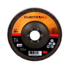 3M™ Cubitron™ II Flap Disc,  969F,  T29,  80+,  YF-weight,  5 in x 7/8 in