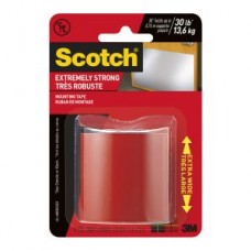 Scotch® Extremely Strong Mounting Tape,  414-48WIDCSFEF,  2 in x 48 in (5.08 cm x 1.22 m)