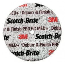 Scotch-Brite™ Deburr and Finish PRO Unitized Wheel,  6 in x 1 in x 1 in,  8C CRS+,  2 per case