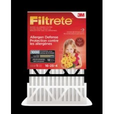 Filtrete™ Allergen Defense Micro Allergen Deep Pleat Filter,  MPR 1000,  16 in x 25 in x 4 in