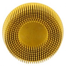 Scotch-Brite™ Roloc™ Bristle Disc, 3 in x 5/8 Tapered yellow, 10/box, 4 boxes per case 40 per case, SB18736, cost per each