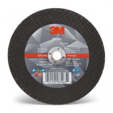 3M™ Silver Cut-Off Wheel,  87463,  T1,  4 in x 0.050 in x 3/8 in,  cost per wheel