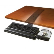 3M™ Sit/Stand Easy Adjust Keyboard Tray with Adjustable Keyboard and Mouse Platform,  23 in Track,  AKT180LE